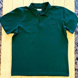 Columbia Active Fit Men's Green Polo Shirt, size Medium.